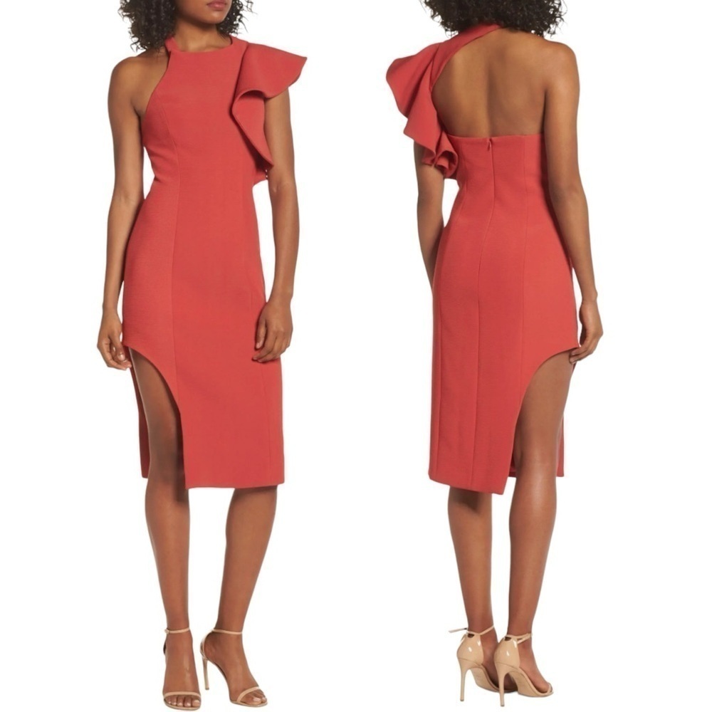 C/MEO COLLECTIVE Infinite Asymmetrical Dress